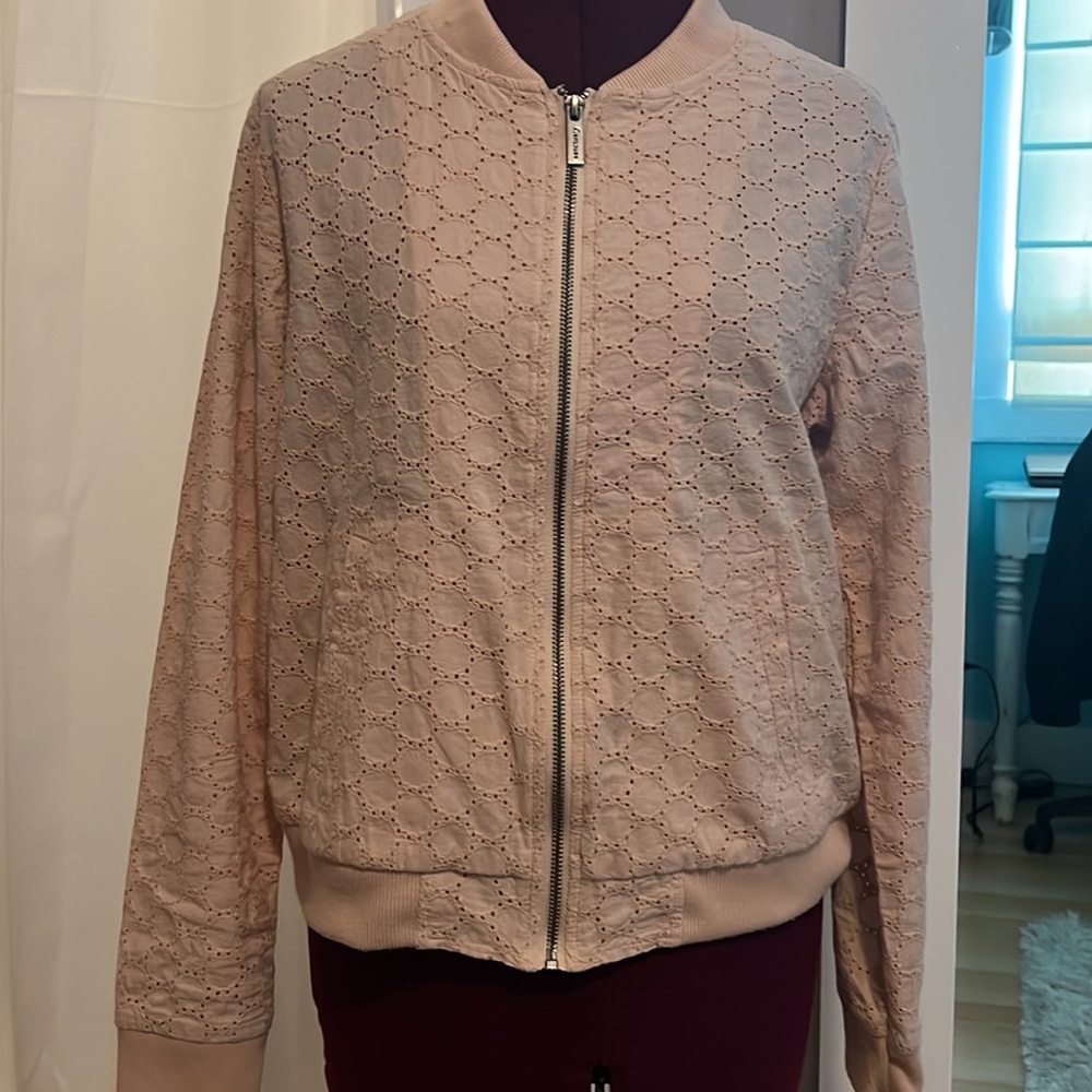Women’s M Pale Pink Patterned Jacked, Sanctuary
